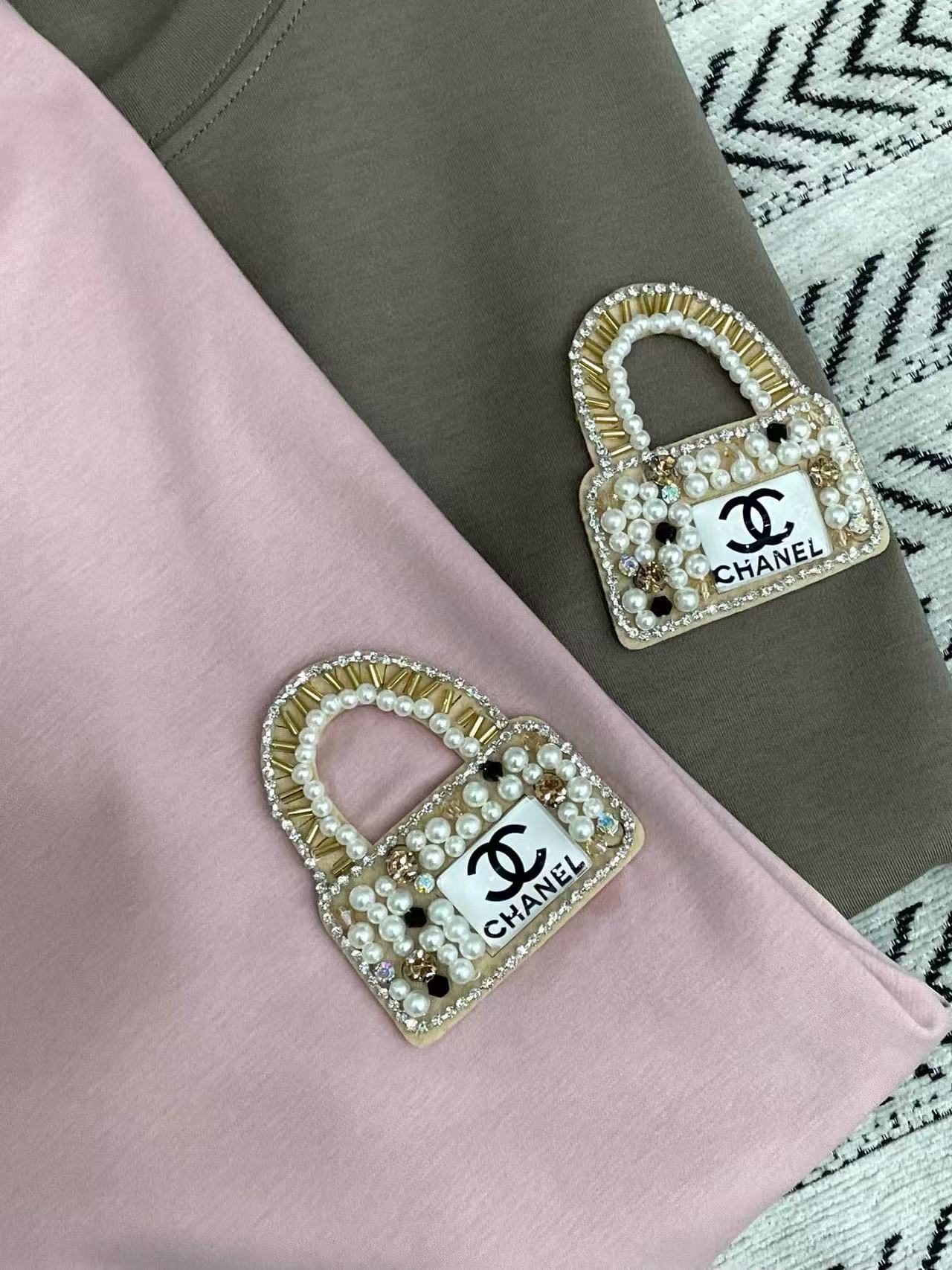 CHANE1 3DビーズダブルC Tシャツ【50％割引+送料無料】