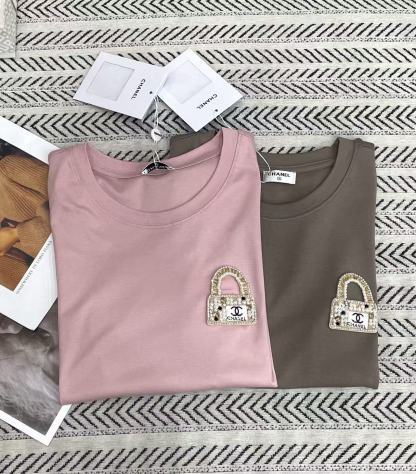 CHANE1 3DビーズダブルC Tシャツ【50％割引+送料無料】