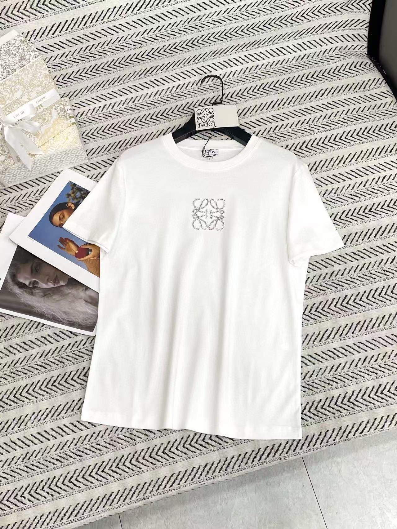 L0WEW ビーズロゴTシャツ【50％割引+送料無料】