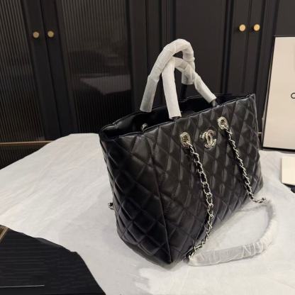 CHANE1 チェーンチェックトートバッグ【50％割引+送料無料】