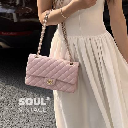 CHANE1 チェーン CF ピンク ショルダー クロスボディバッグ【50％割引+送料無料】