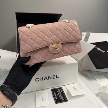 CHANE1 チェーン CF ピンク ショルダー クロスボディバッグ【50％割引+送料無料】