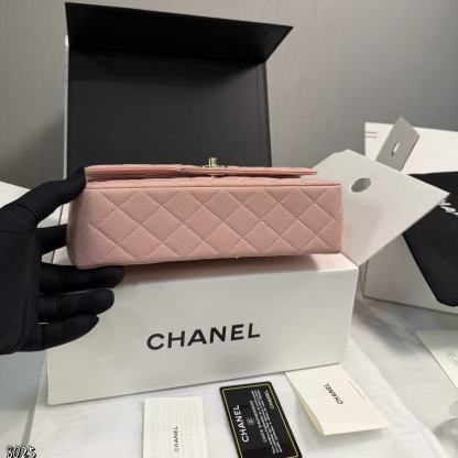 CHANE1 チェーン CF ピンク ショルダー クロスボディバッグ【50％割引+送料無料】