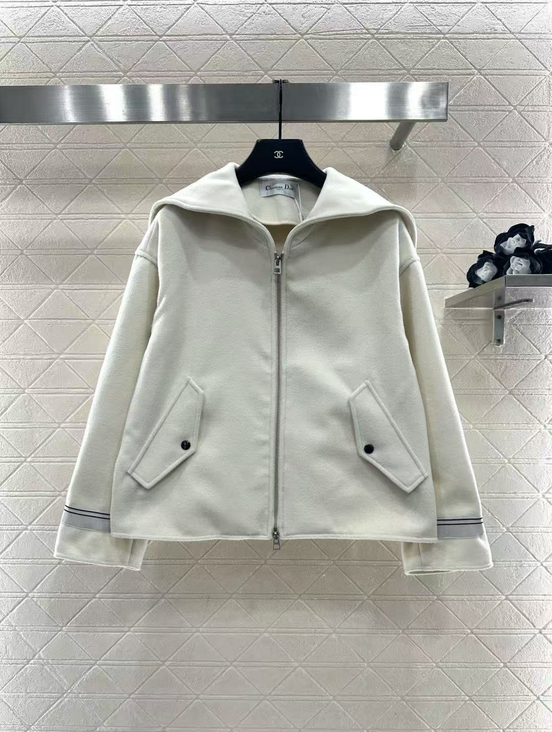 DIOR ラペルウールコート【50％割引+送料無料】