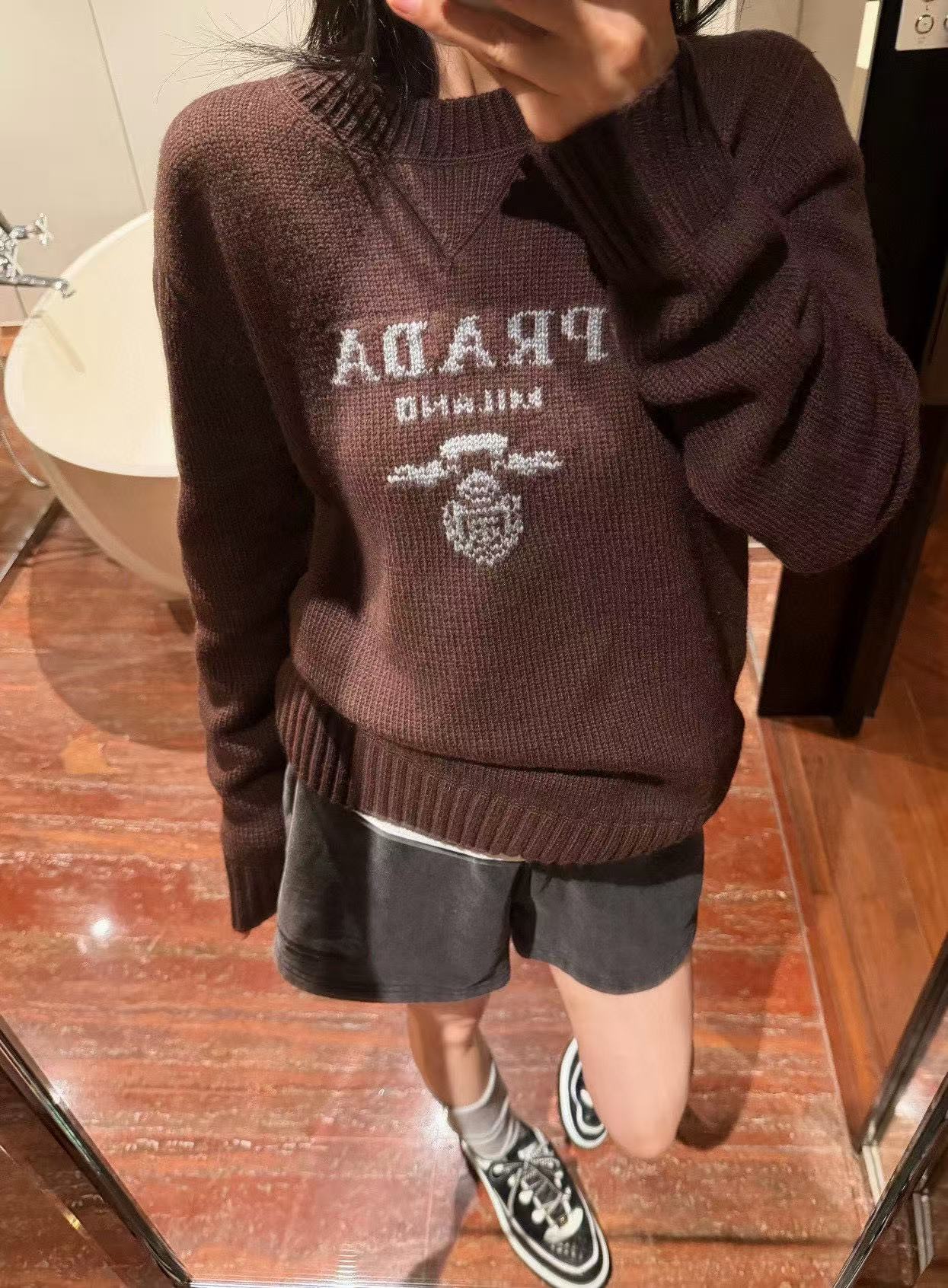 PR4DA ニットレターセーター【50％割引+送料無料】