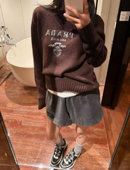 PR4DA ニットレターセーター【50％割引+送料無料】