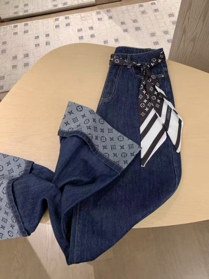 LVスカーフジーンズ【50％割引+送料無料】