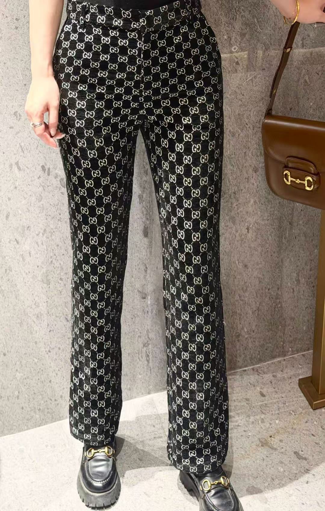 GUCC1 ジャカードブレザー + パンツ ツーピースセット【50％割引+送料無料】