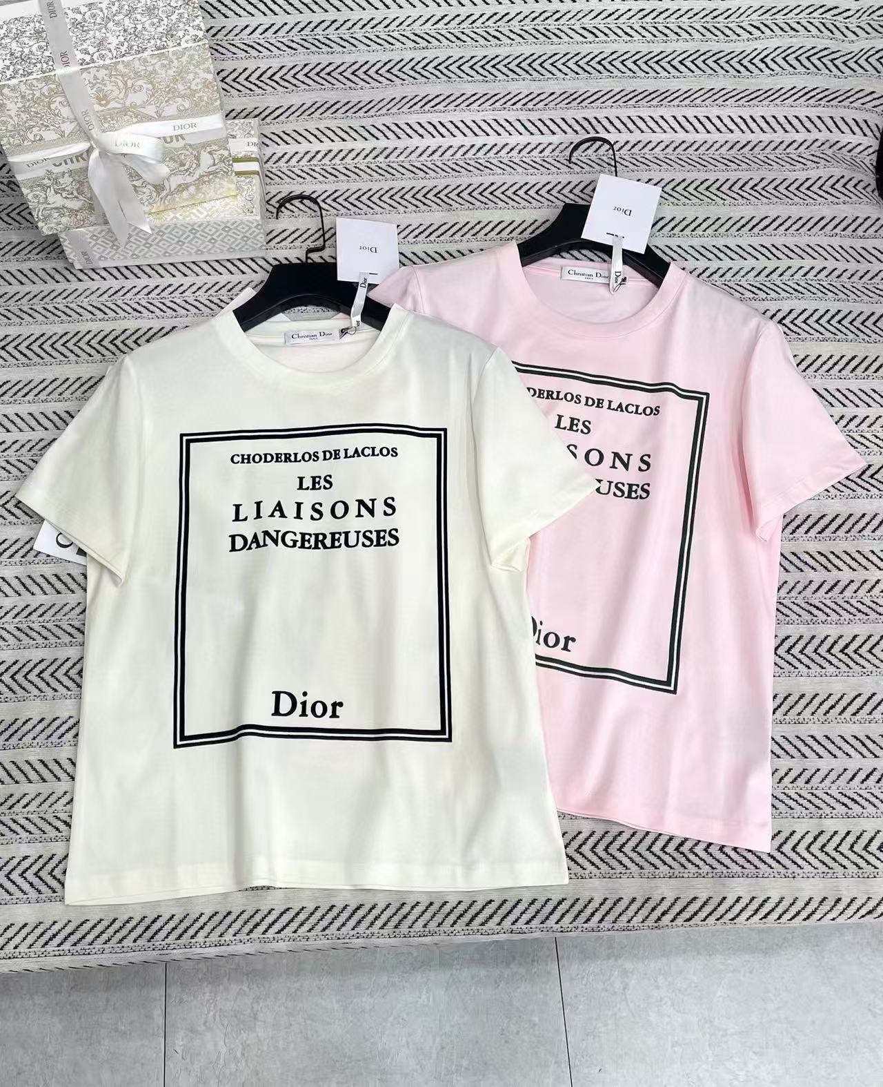 DIOR フロッキー レター Tシャツ【50％割引+送料無料】