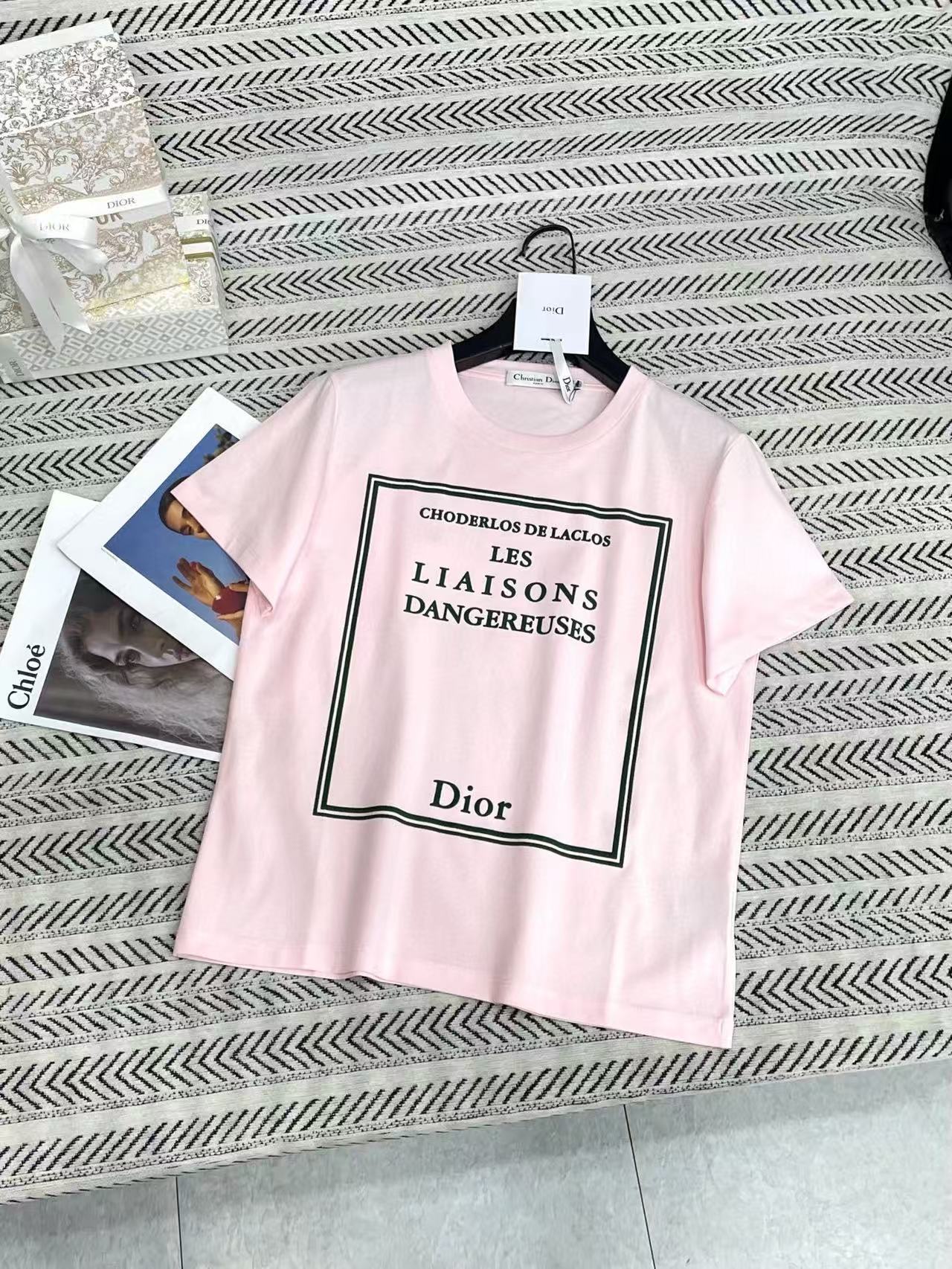 DIOR フロッキー レター Tシャツ【50％割引+送料無料】