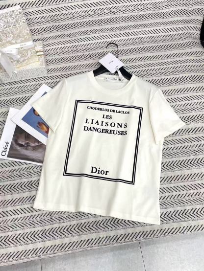 DIOR フロッキー レター Tシャツ【50％割引+送料無料】