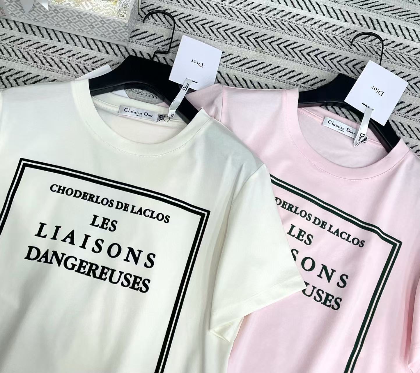 DIOR フロッキー レター Tシャツ【50％割引+送料無料】