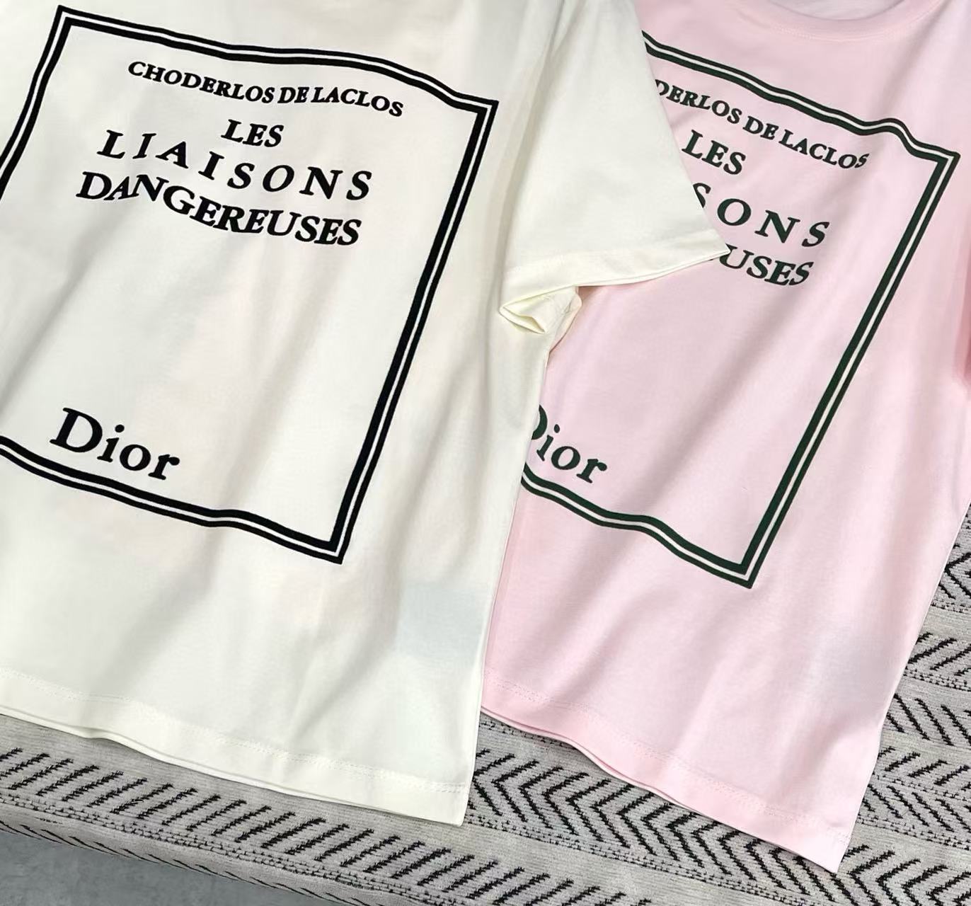 DIOR フロッキー レター Tシャツ【50％割引+送料無料】