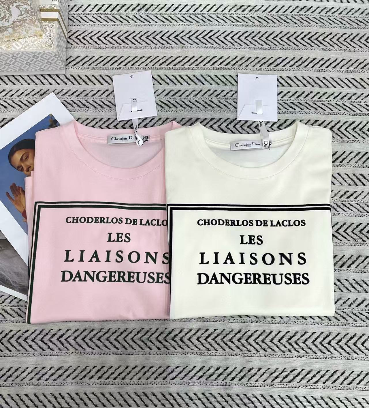 DIOR フロッキー レター Tシャツ【50％割引+送料無料】