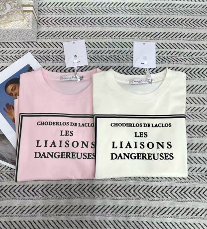 DIOR フロッキー レター Tシャツ【50％割引+送料無料】