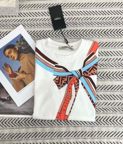 FEND1 ボウプリントTシャツ【50％割引+送料無料】