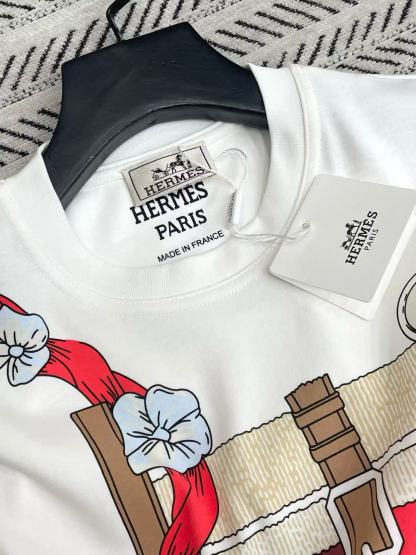 HERME5 チェーンプリントTシャツ【50％割引+送料無料】