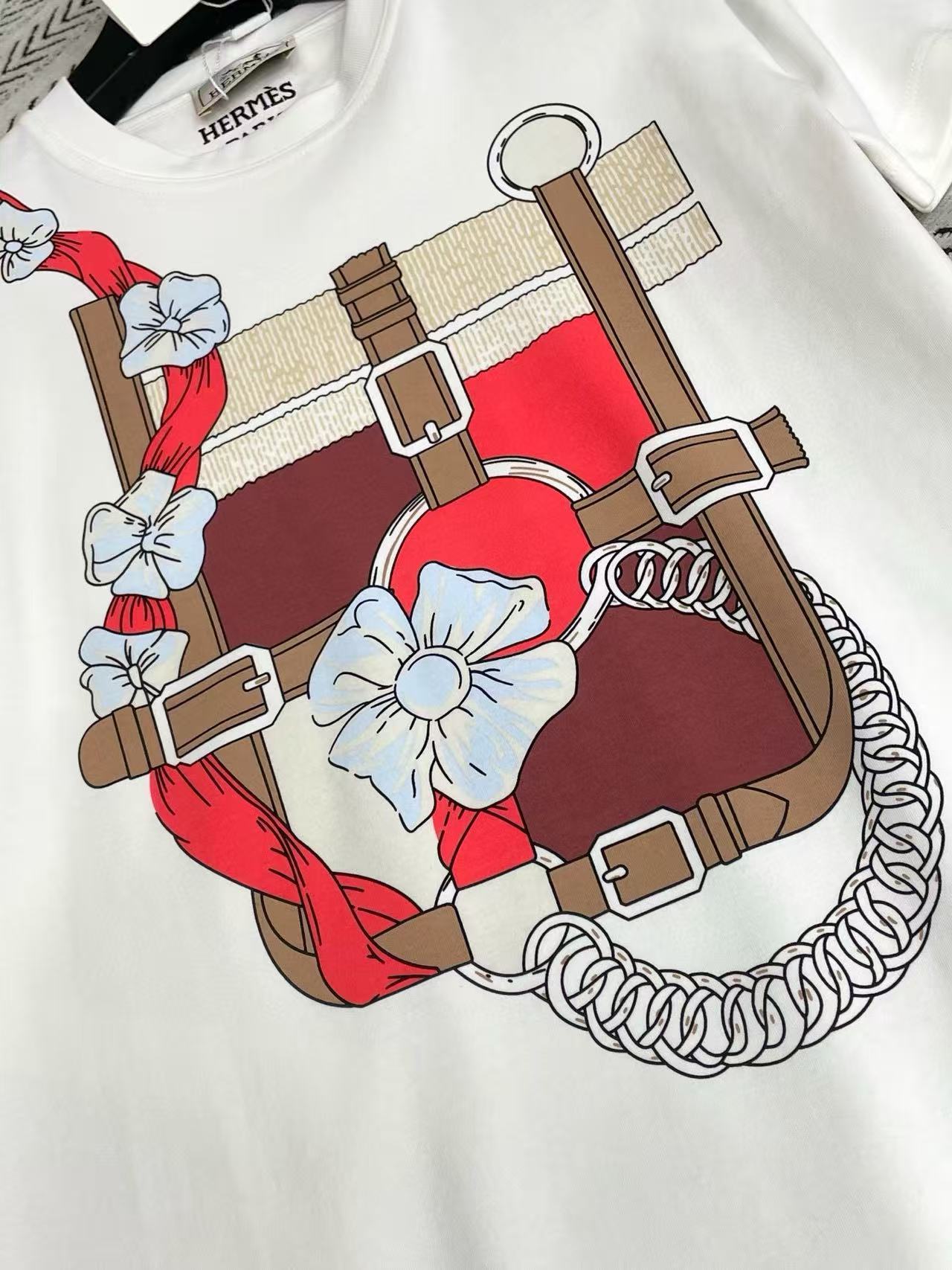 HERME5 チェーンプリントTシャツ【50％割引+送料無料】