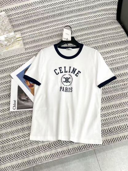 CEL1NE カラーブロック レター Tシャツ【50％割引+送料無料】