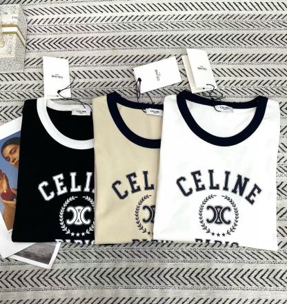 CEL1NE カラーブロック レター Tシャツ【50％割引+送料無料】