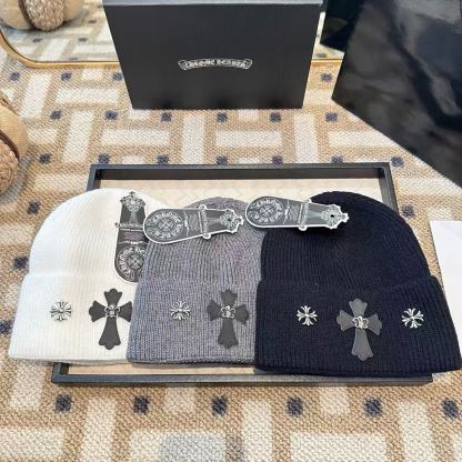 Chr0me Hearts ウールニット帽【50％割引+送料無料】