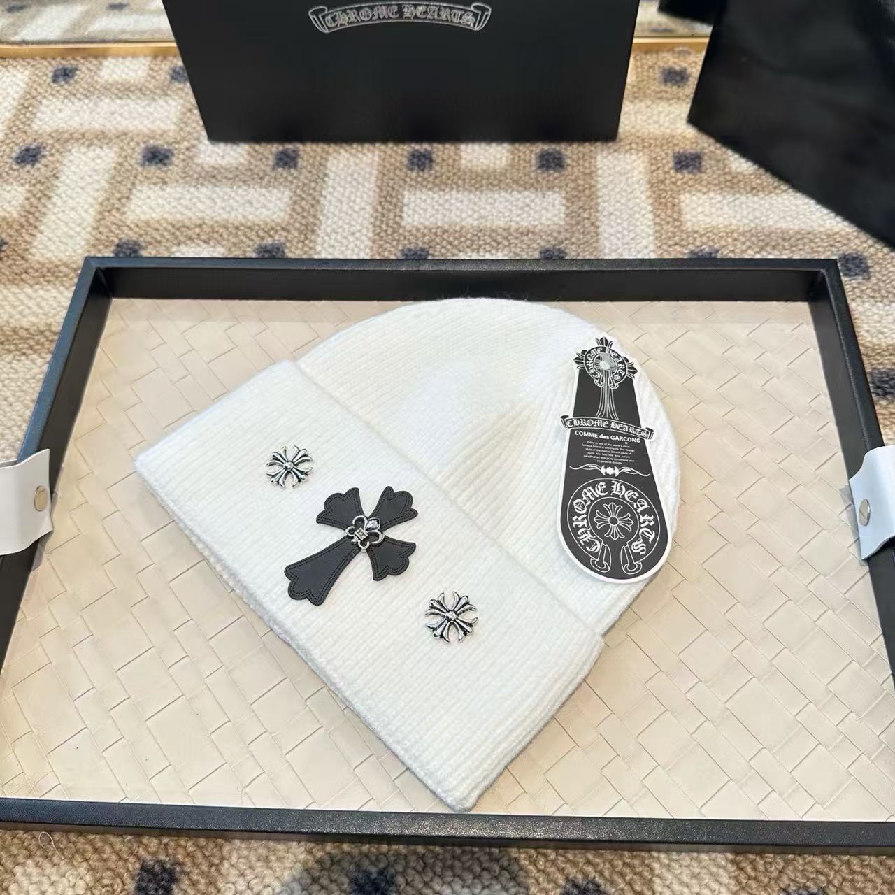 Chr0me Hearts ウールニット帽【50％割引+送料無料】