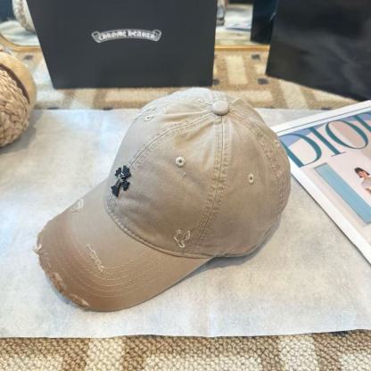 Chr0me Hearts クロスグラデーションベースボールキャップ【50％割引+送料無料】