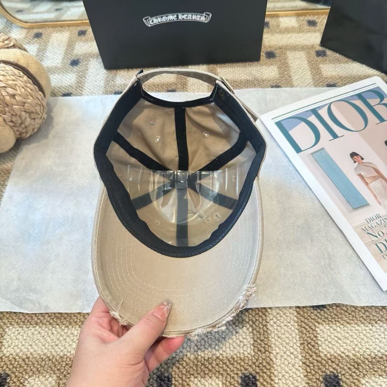 Chr0me Hearts クロスグラデーションベースボールキャップ【50％割引+送料無料】