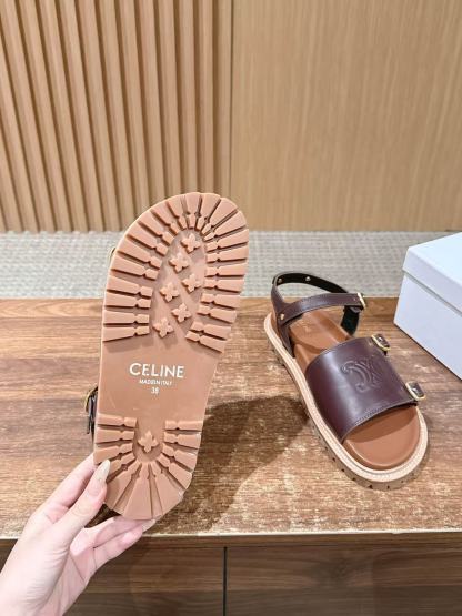 CEL1NE 高品質牛革サンダル【50％割引+送料無料】