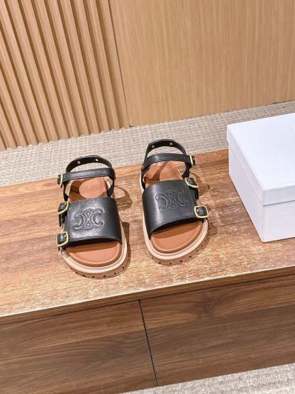 CEL1NE 高品質牛革サンダル【50％割引+送料無料】