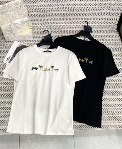 LV ココナッツツリー エンブロイダリー レター Tシャツ【50％割引+送料無料】