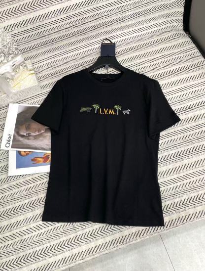 LV ココナッツツリー エンブロイダリー レター Tシャツ【50％割引+送料無料】