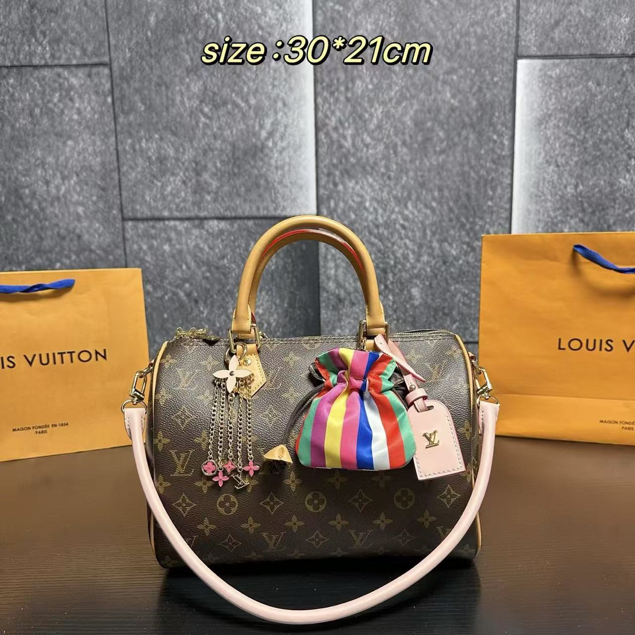LVプリントハンドバッグ【50％割引+送料無料】