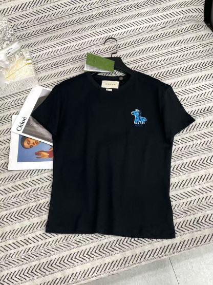 GUCC1 シンプル刺繍ポニーTシャツ【50％割引+送料無料】