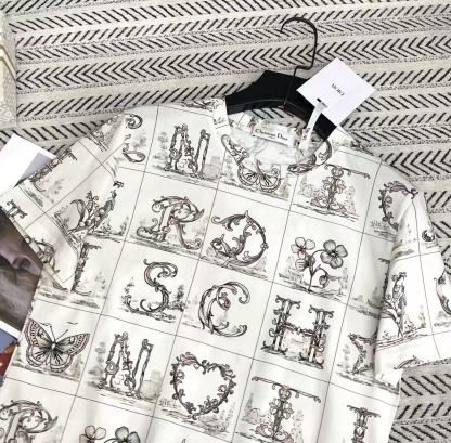 DIOR プリントTシャツ【50％割引+送料無料】