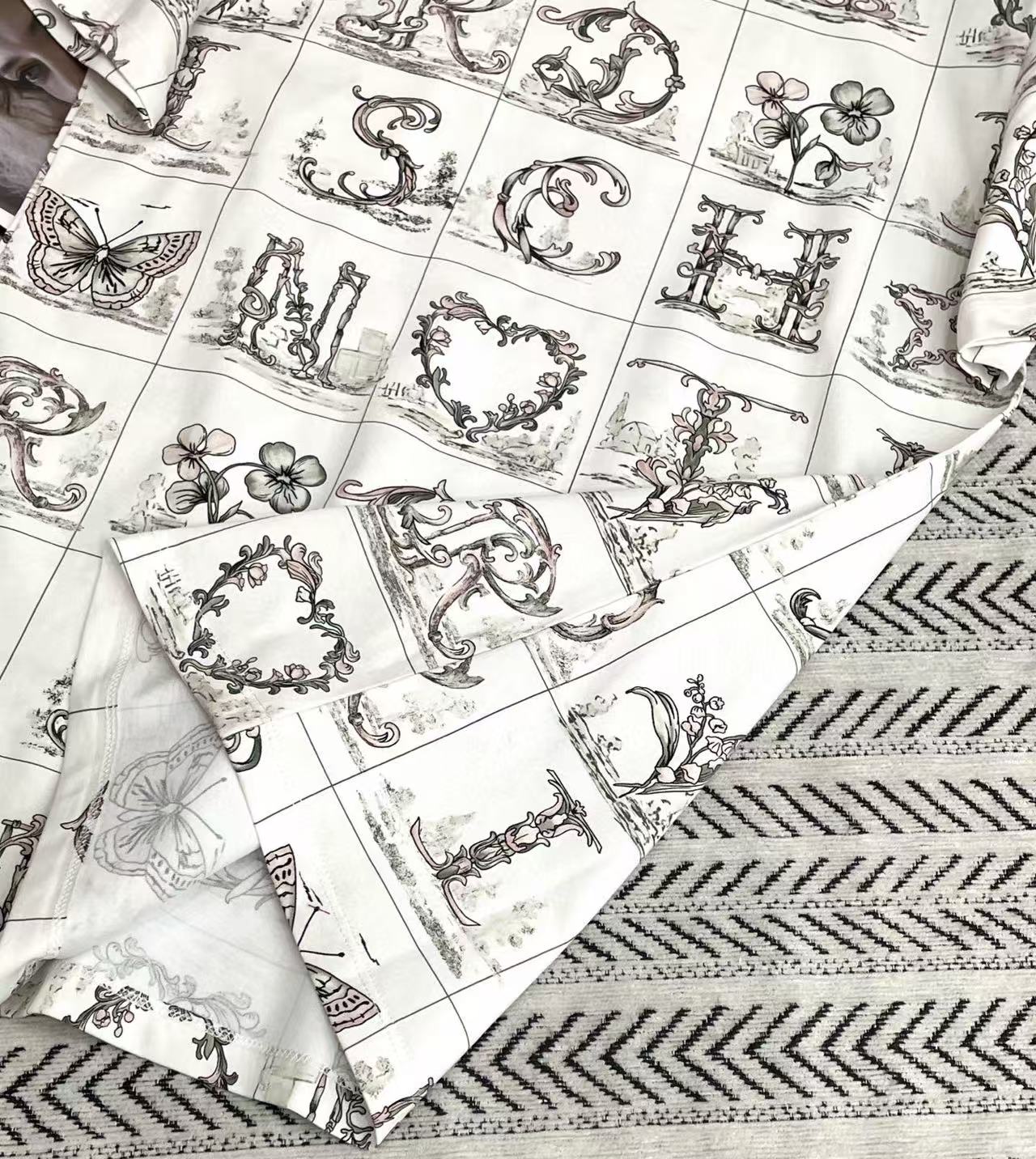 DIOR プリントTシャツ【50％割引+送料無料】