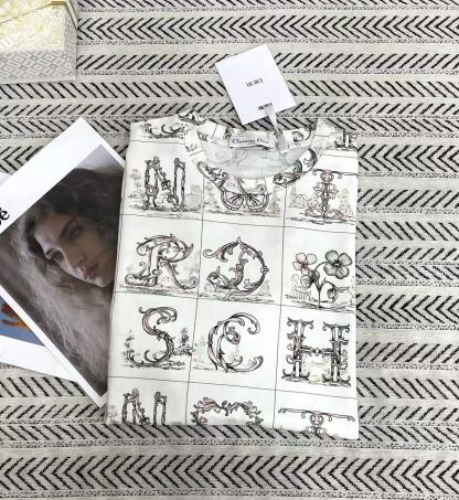 DIOR プリントTシャツ【50％割引+送料無料】