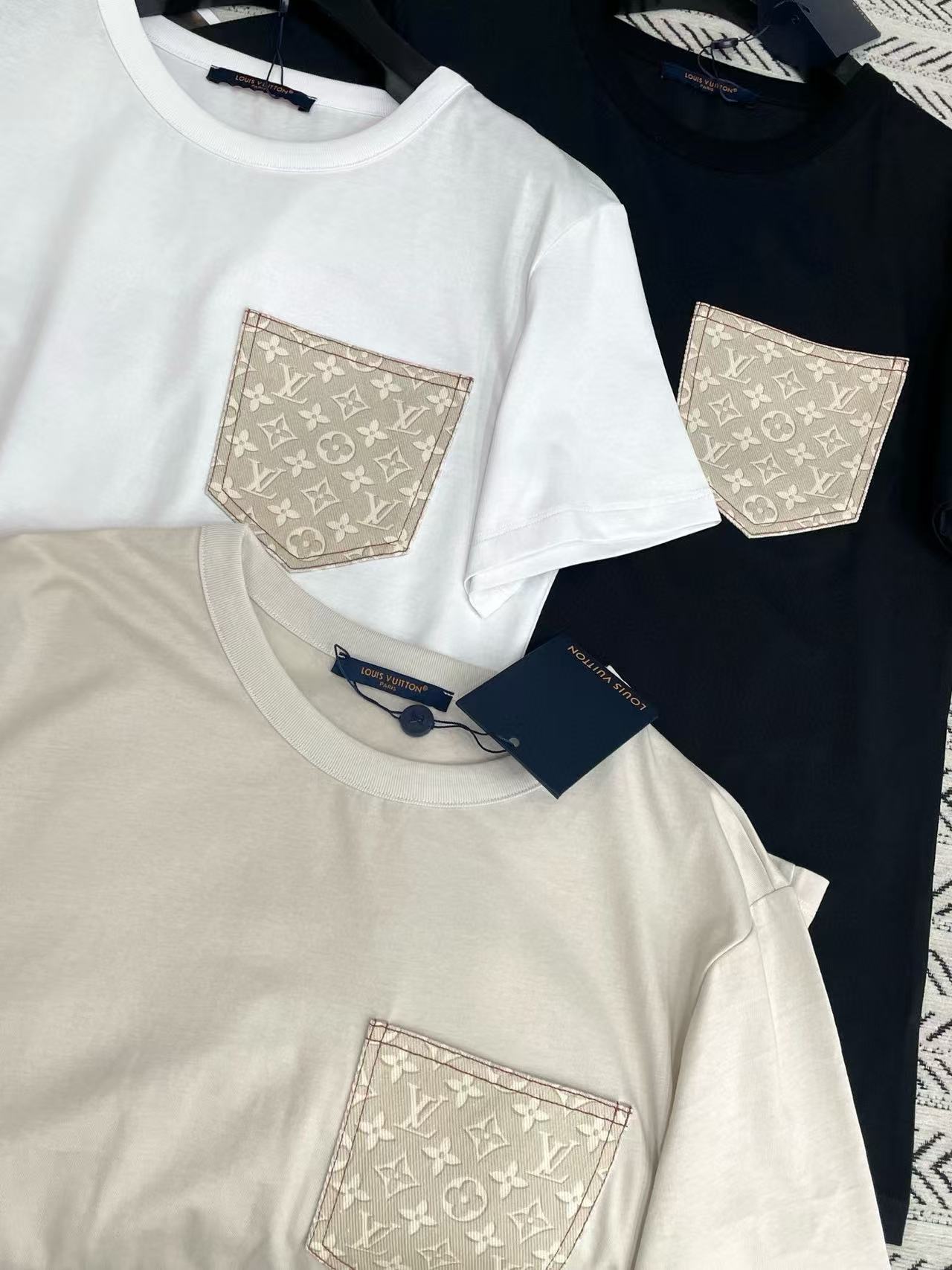 LVプリントポケットTシャツ【50％割引+送料無料】