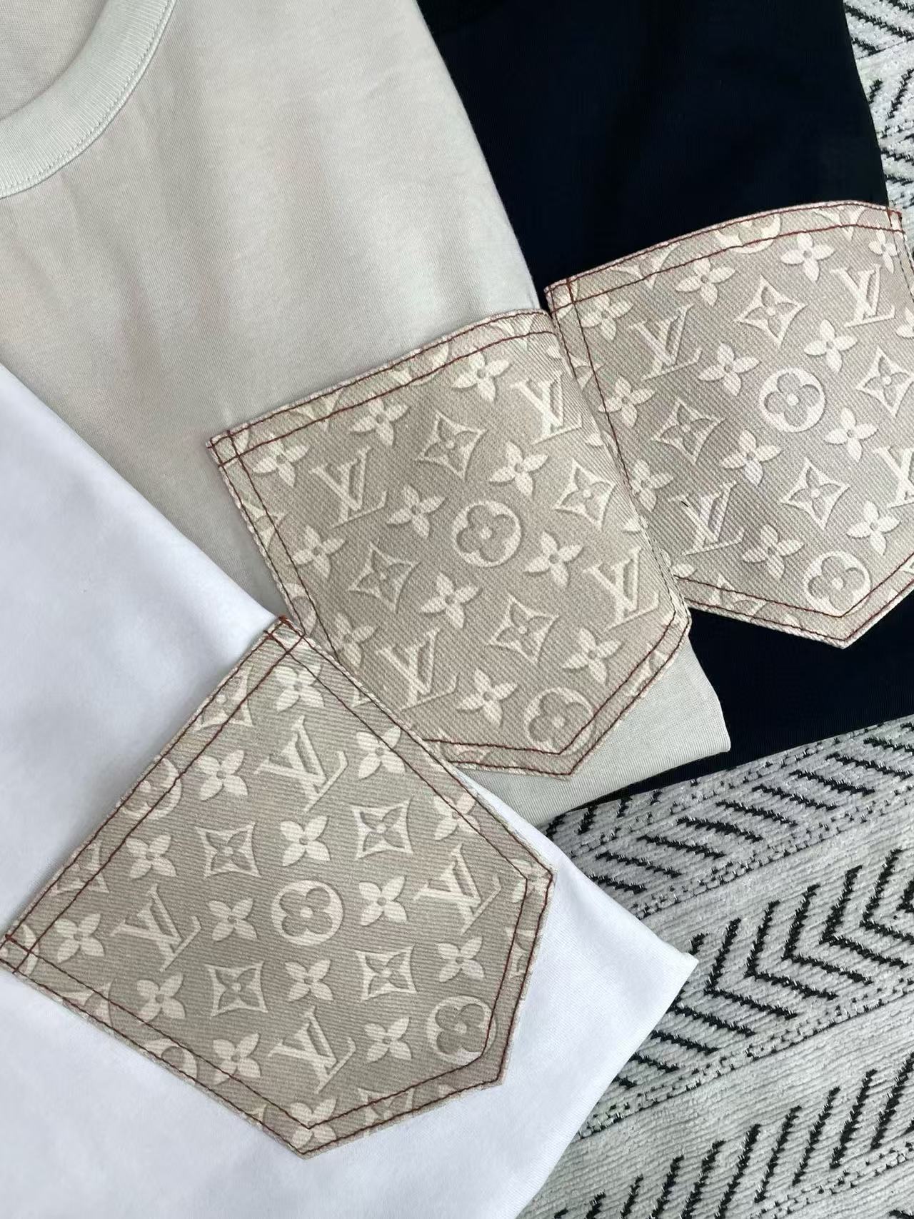 LVプリントポケットTシャツ【50％割引+送料無料】