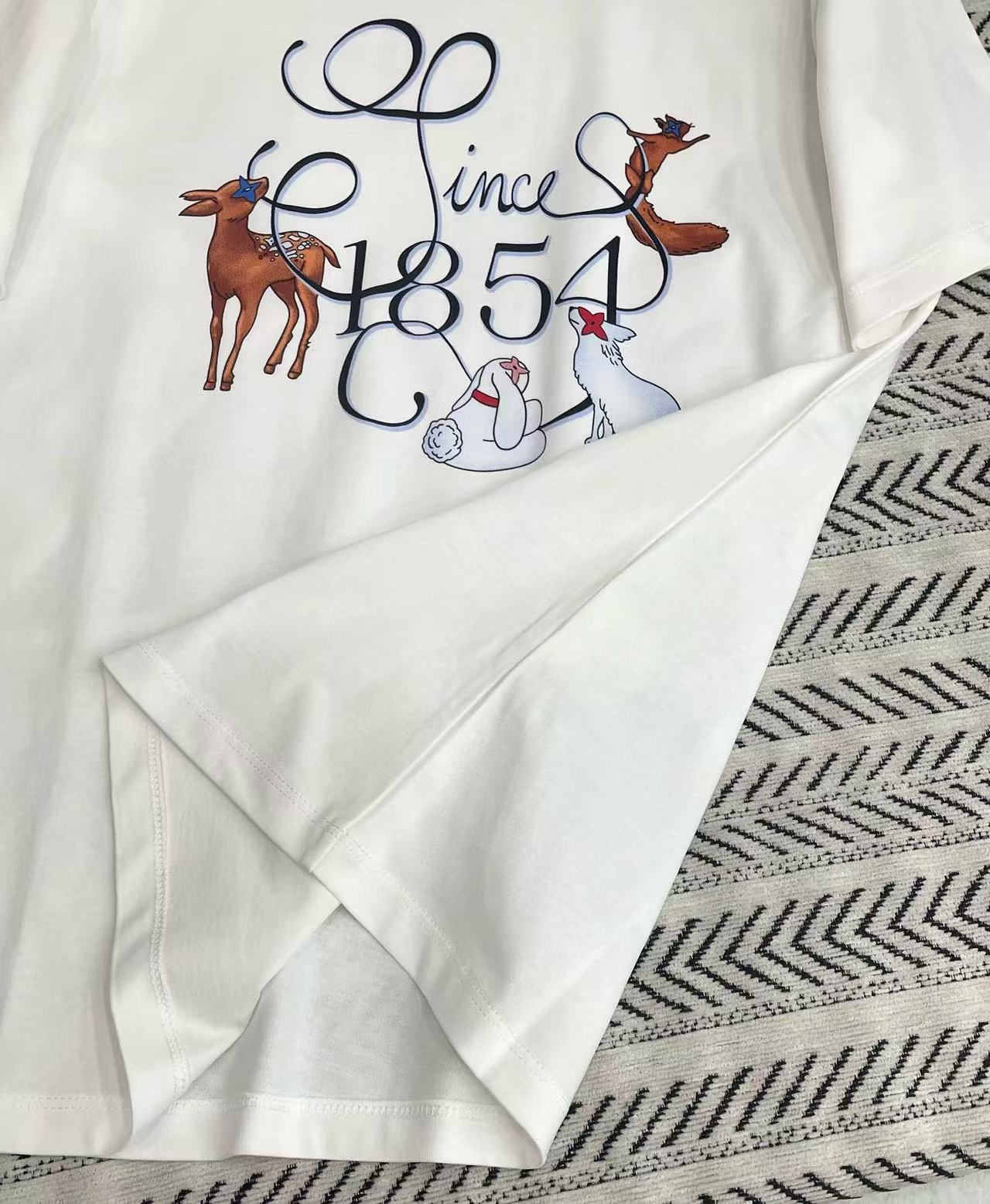 LVレター漫画鹿Tシャツ【50％割引+送料無料】