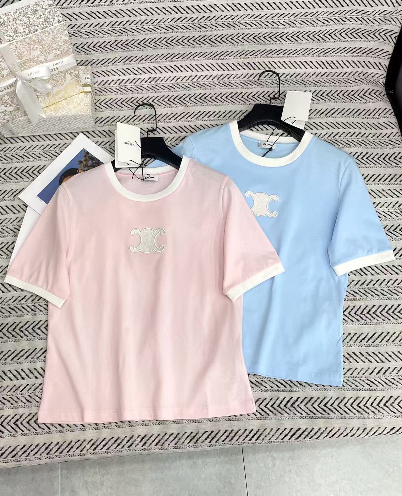 CEL1NE 凱旋門 カラーブロック Tシャツ【50％割引+送料無料】