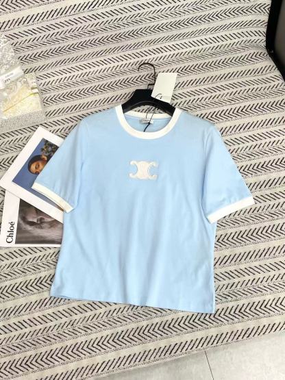 CEL1NE 凱旋門 カラーブロック Tシャツ【50％割引+送料無料】