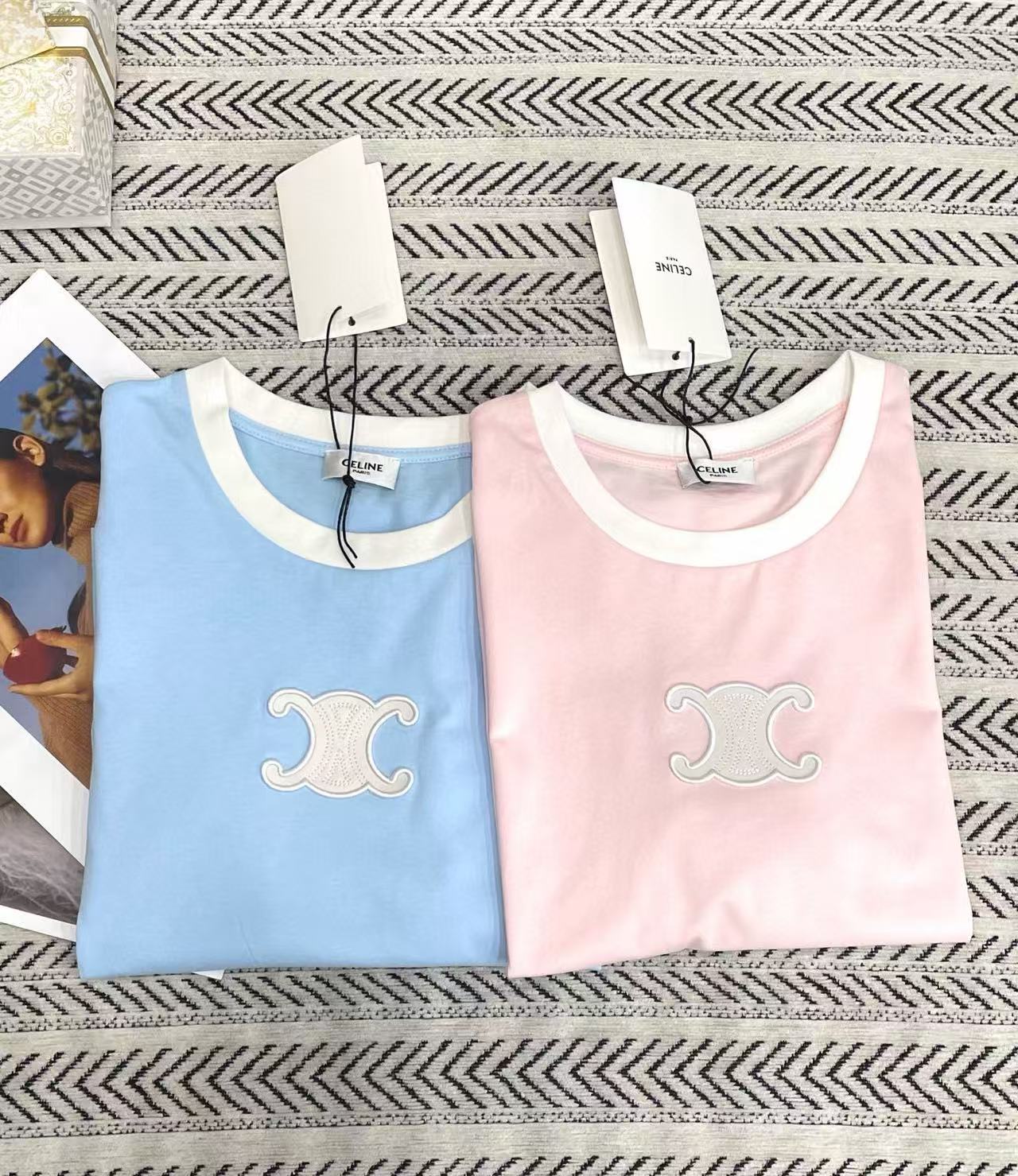 CEL1NE 凱旋門 カラーブロック Tシャツ【50％割引+送料無料】