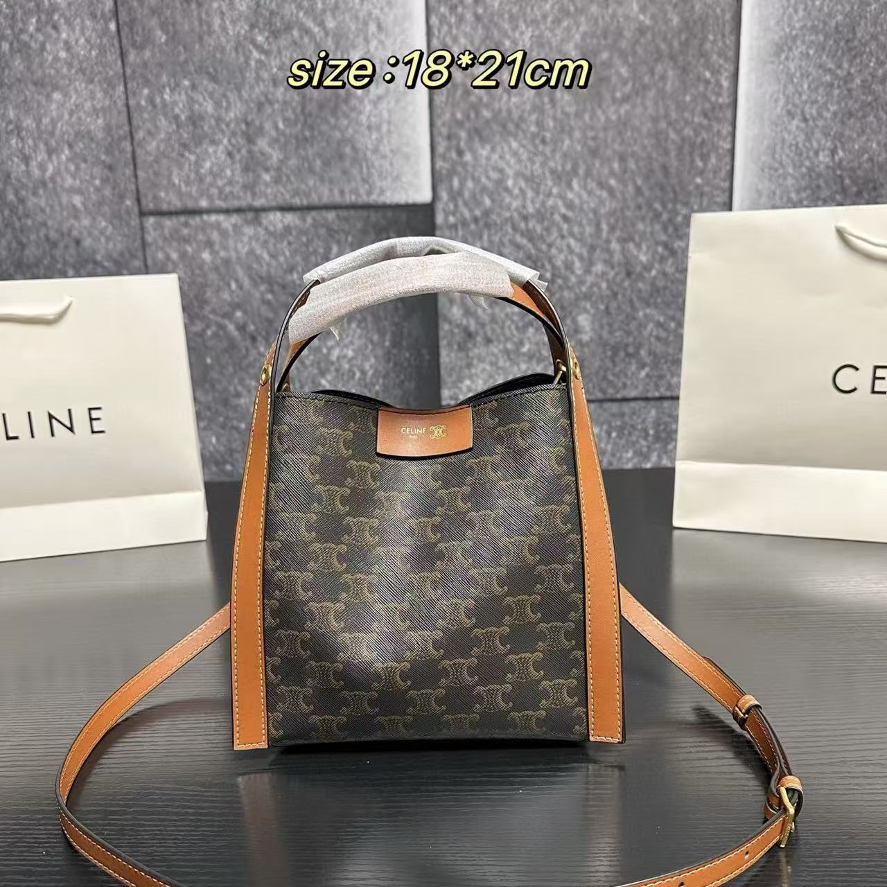 FEND1凱旋門プリント トートバッグ【50％割引+送料無料】