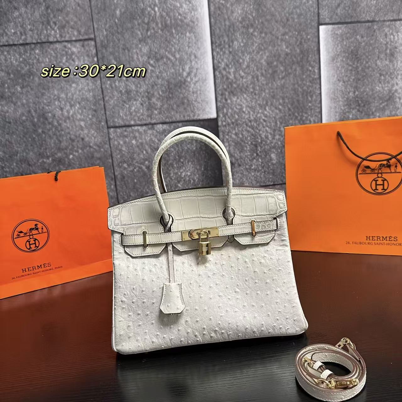 HERME5高品質の牛革ハンドバッグ【50％割引+送料無料】