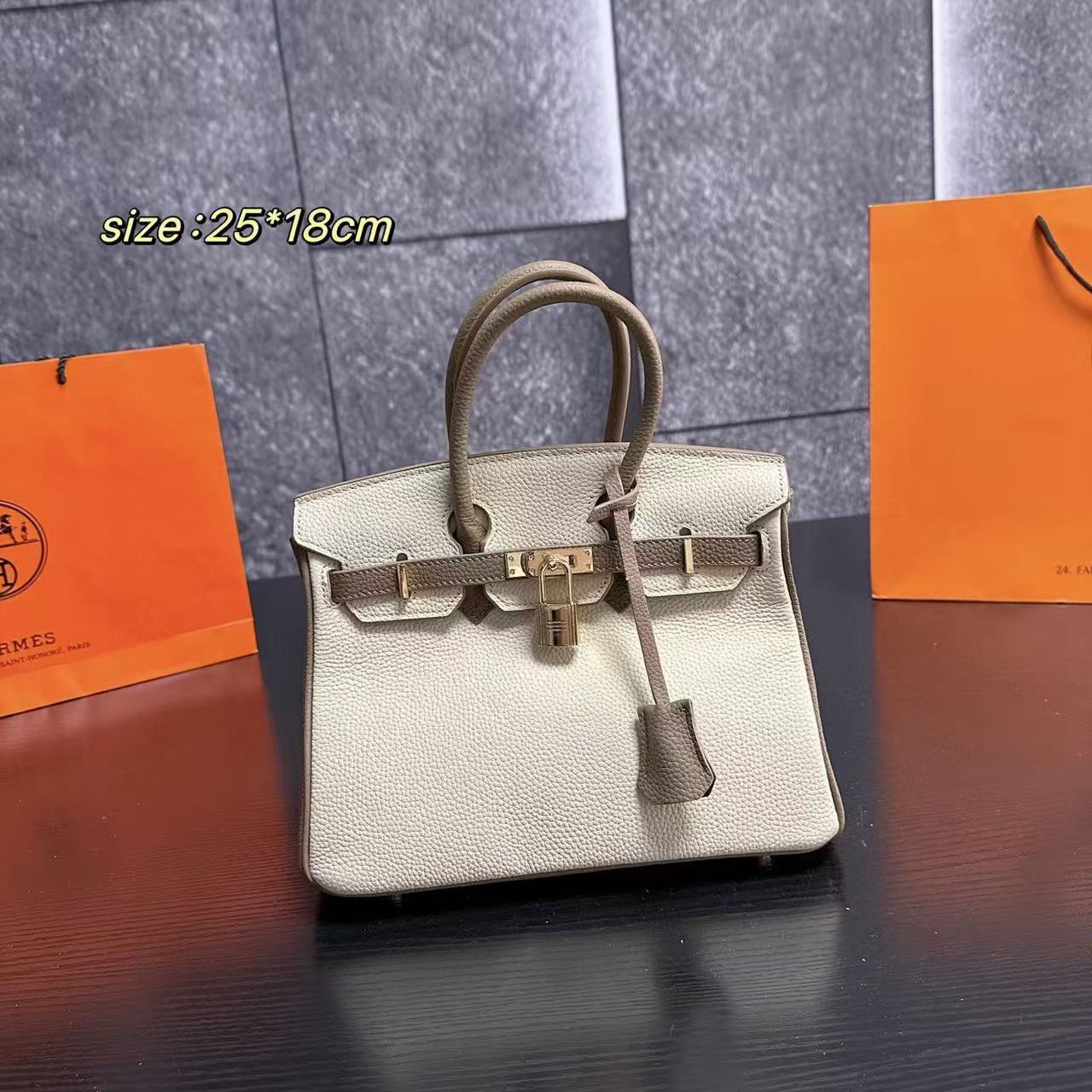 HERME5高品質の牛革ハンドバッグ【50％割引+送料無料】
