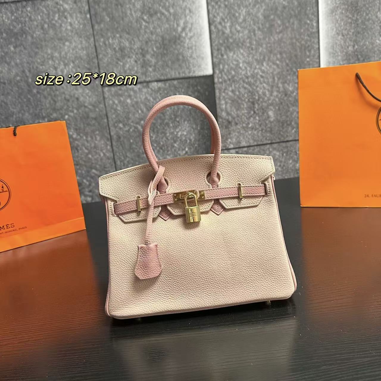 HERME5高品質の牛革ハンドバッグ【50％割引+送料無料】