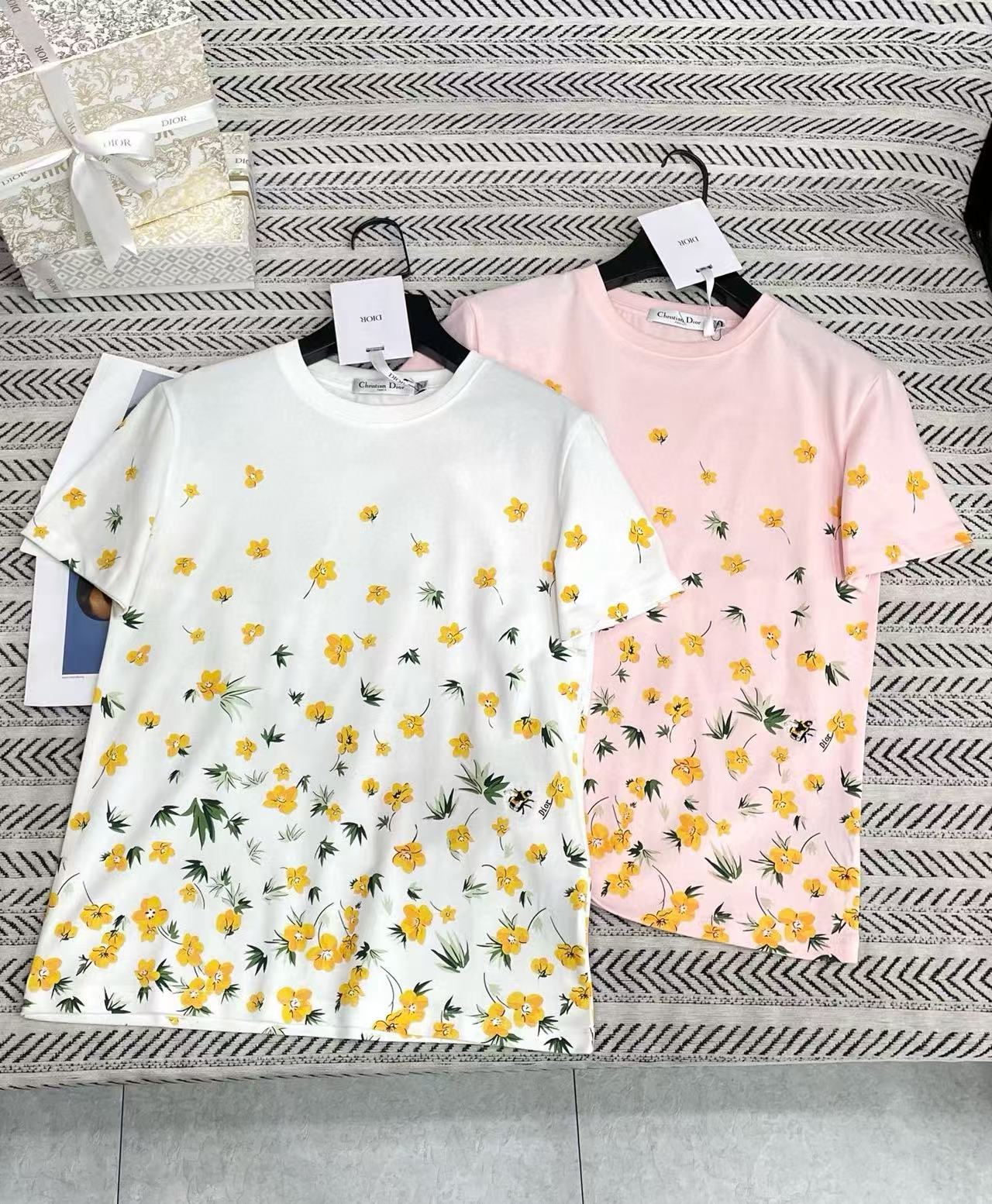DIOR フローラルビーTシャツ【50％割引+送料無料】