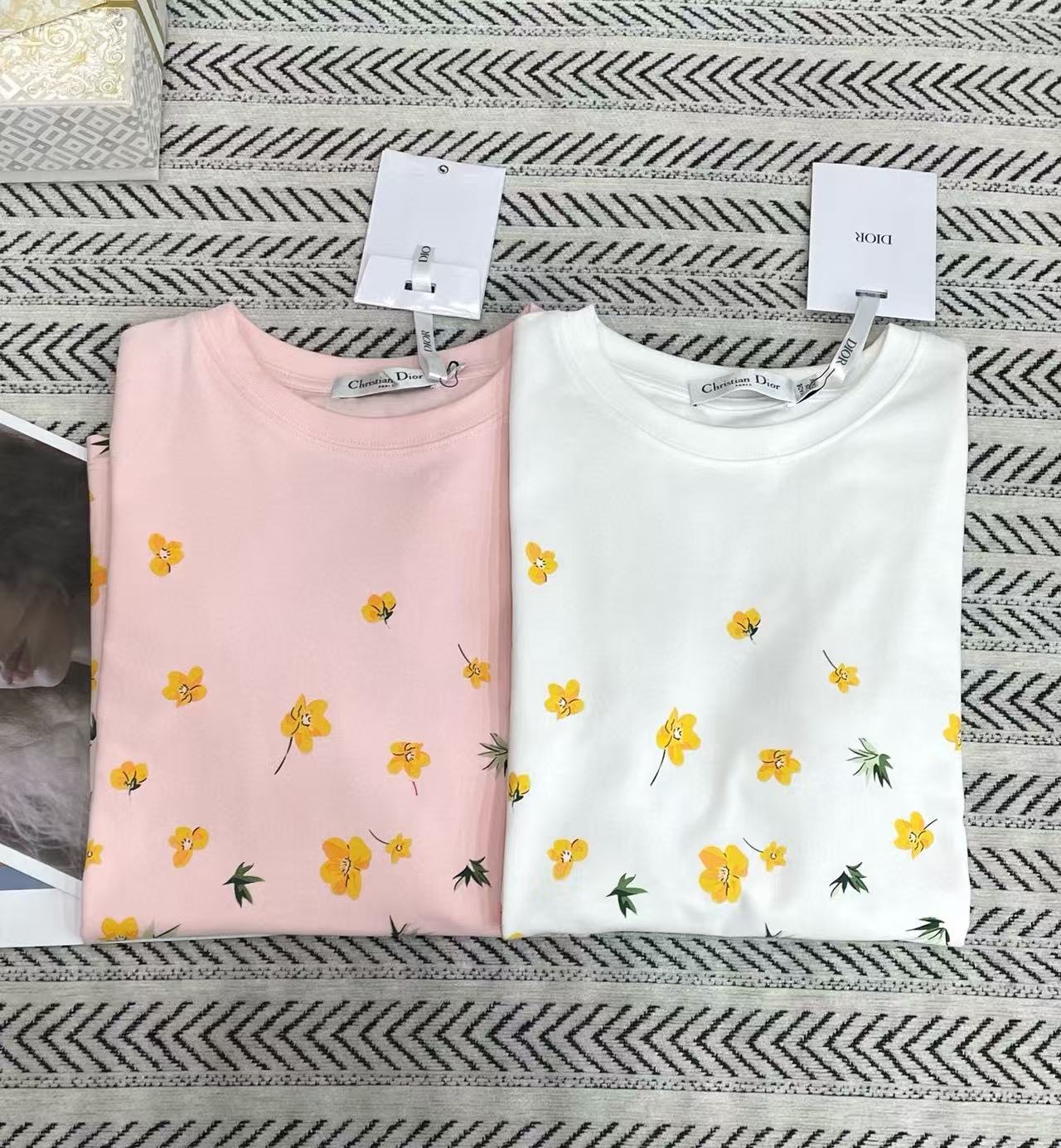 DIOR フローラルビーTシャツ【50％割引+送料無料】