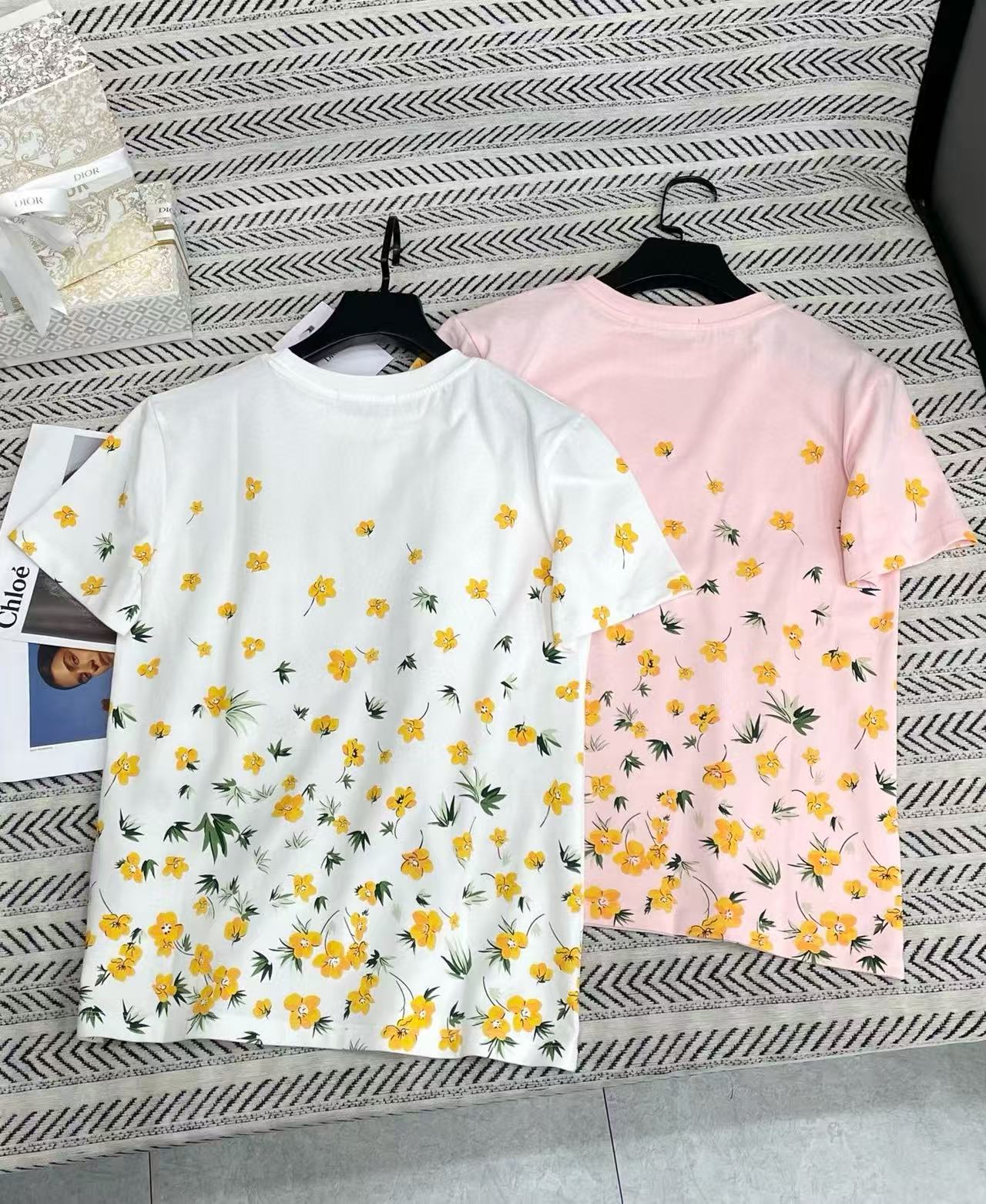 DIOR フローラルビーTシャツ【50％割引+送料無料】